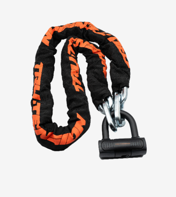 Tru-Tension M156 12 mm X 1.5 m High Security Motorcycle Chain Lock Yüksek Güvenlikli Motosiklet Zincir Kilit